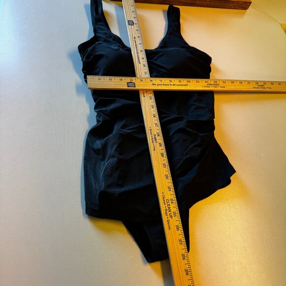 Kim Gravel x Swimsuits For All One Piece Sarong Swimsuit Womens Size 10 Black - Picture 5 of 10